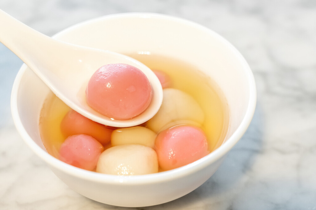 Bowl Of Chinese Tangyuan Dumpling Dessert