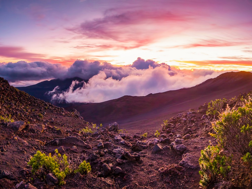 sunrise at haleakala