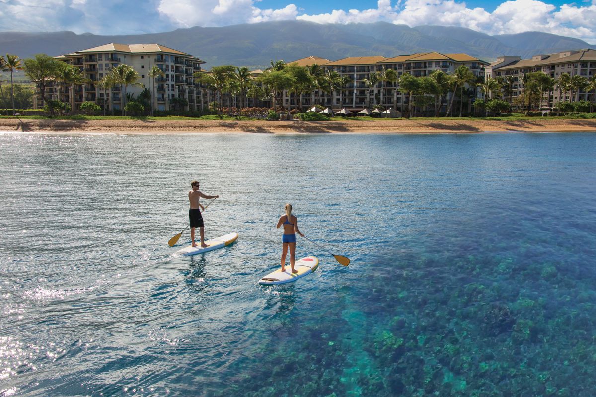 paddleboarding maui