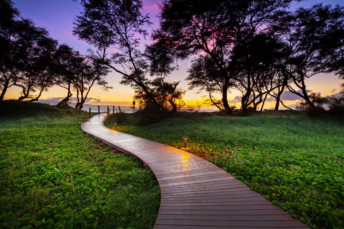 kaanapali beach path