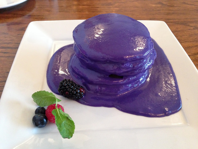 ube pancakes