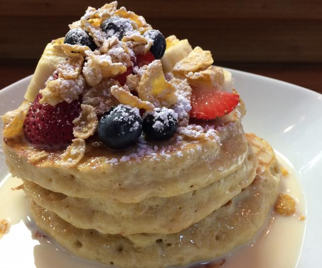 Scratch Kitchen & Bake Shop's Milk and Cereal Pancakes. Photo: Bianca Sewake