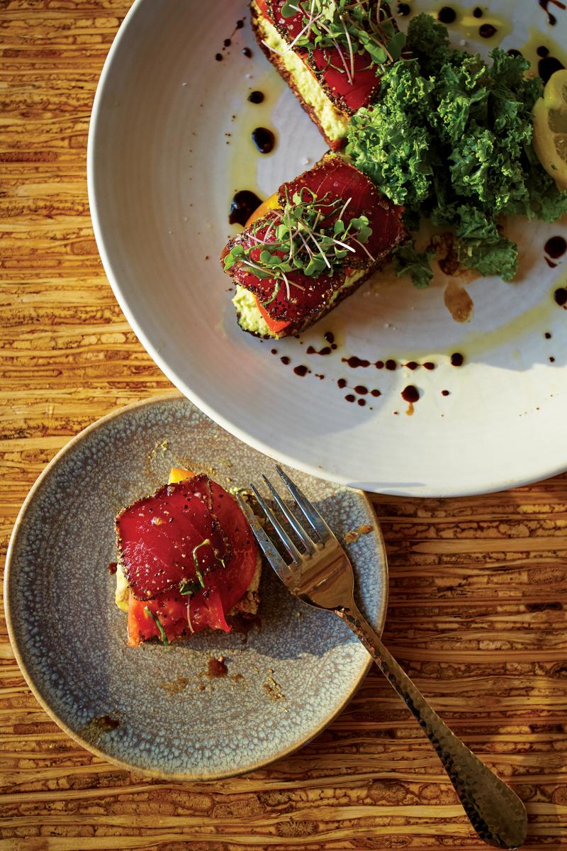 ahi bruschetta honu's