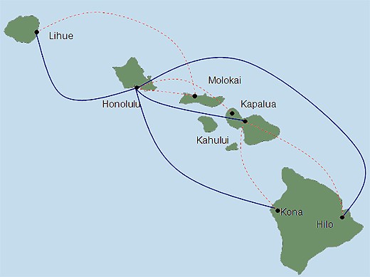 HawaiiFlightMap