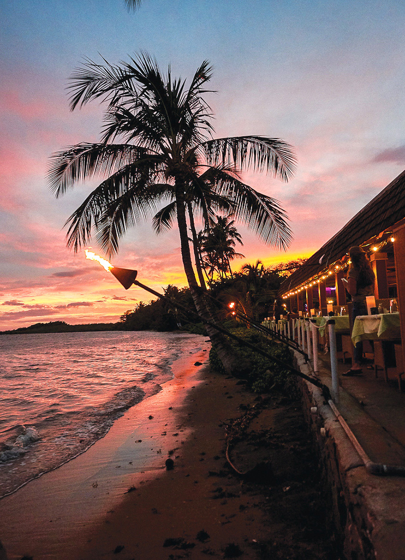 sunset molokai