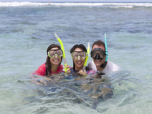 snorkelers