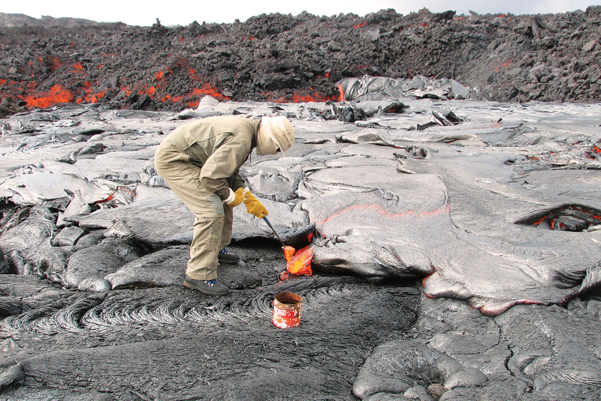 volcanologist