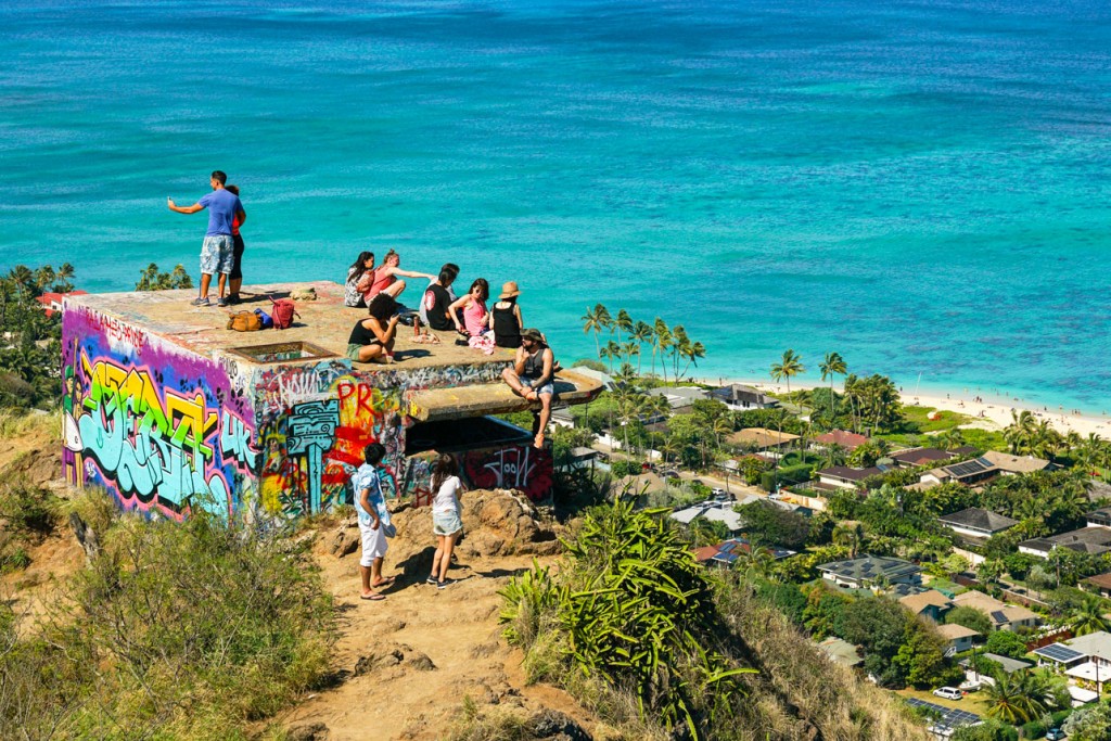 kailua pillbox oahu kaiwa ridge lanikai hike
