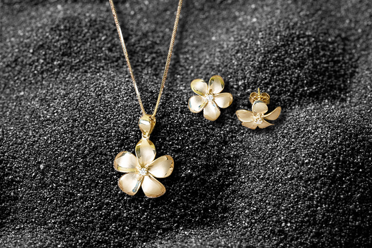 paradise collection plumeria jewelry