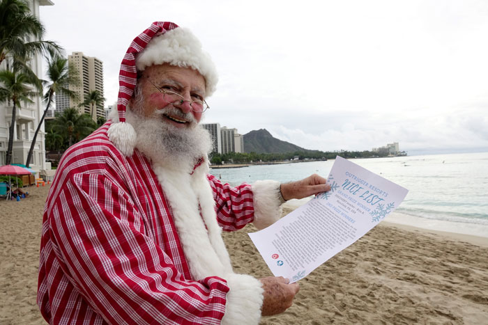 santa hawaii waikiki