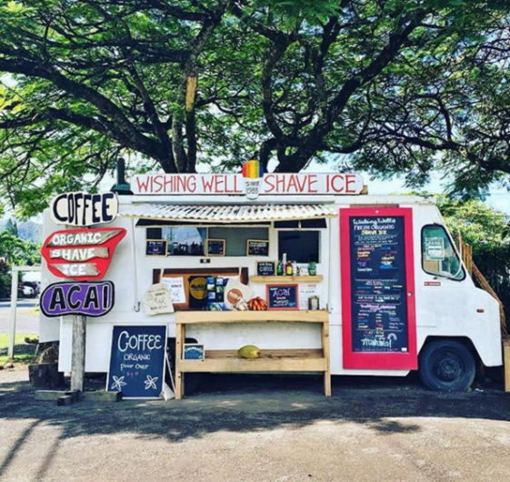 kauai shave ice wishing well