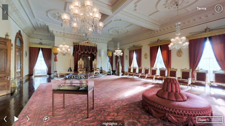 iolani palace virtual reality tour