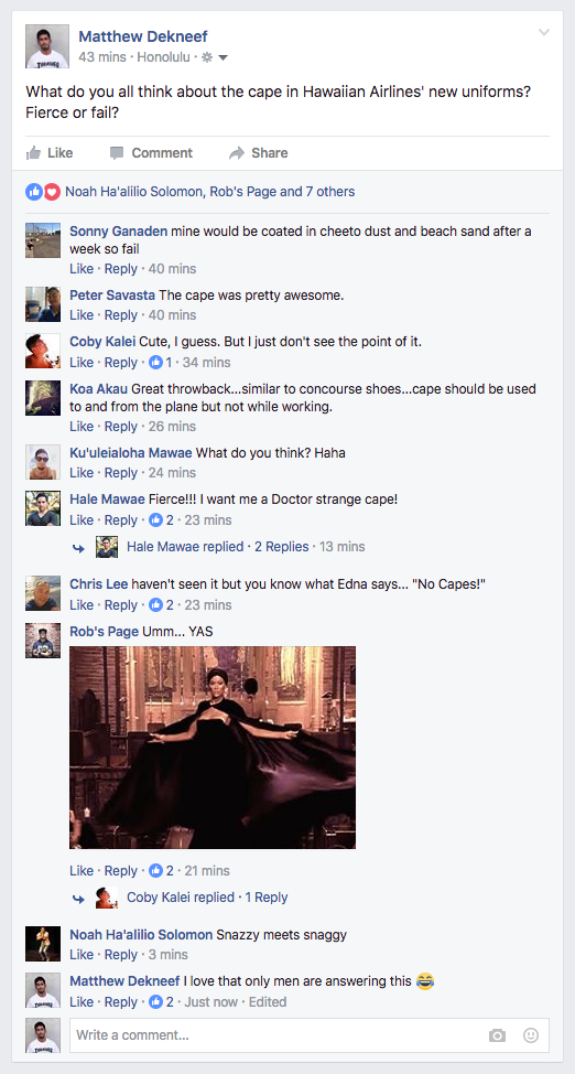 hawaiian airlines new uniform