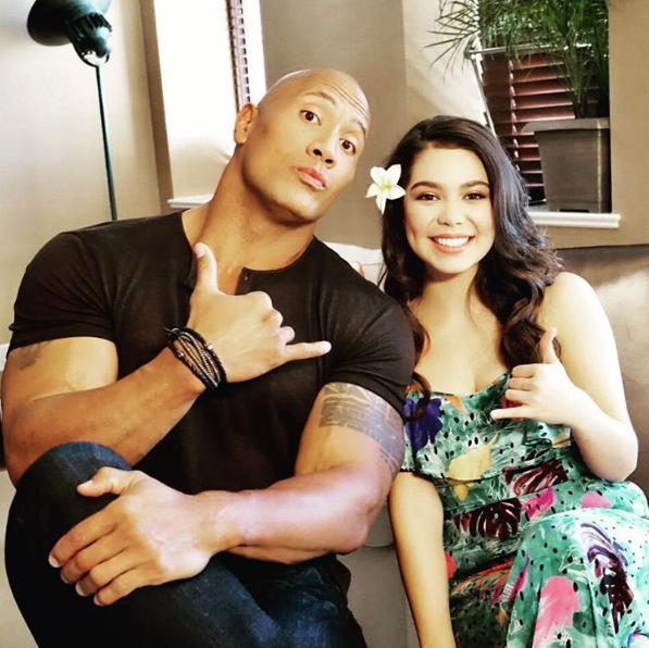 the rock moana aulii cravalho