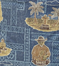 Saint_Damien_Hawaii_art_aloha_shirts