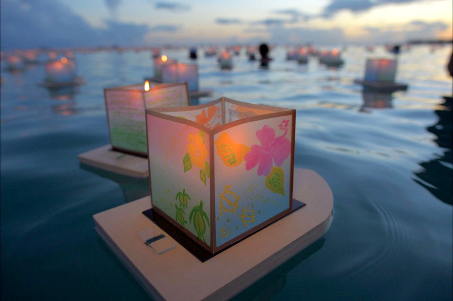 lantern floating