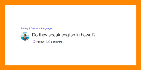 questions hawaii