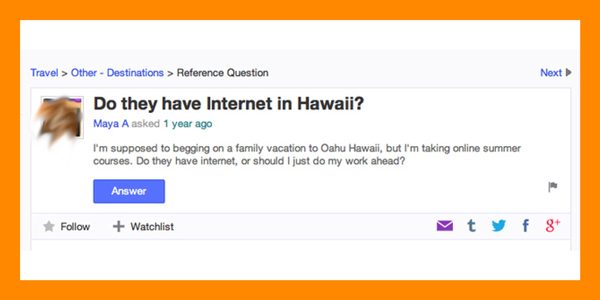 questions hawaii internet