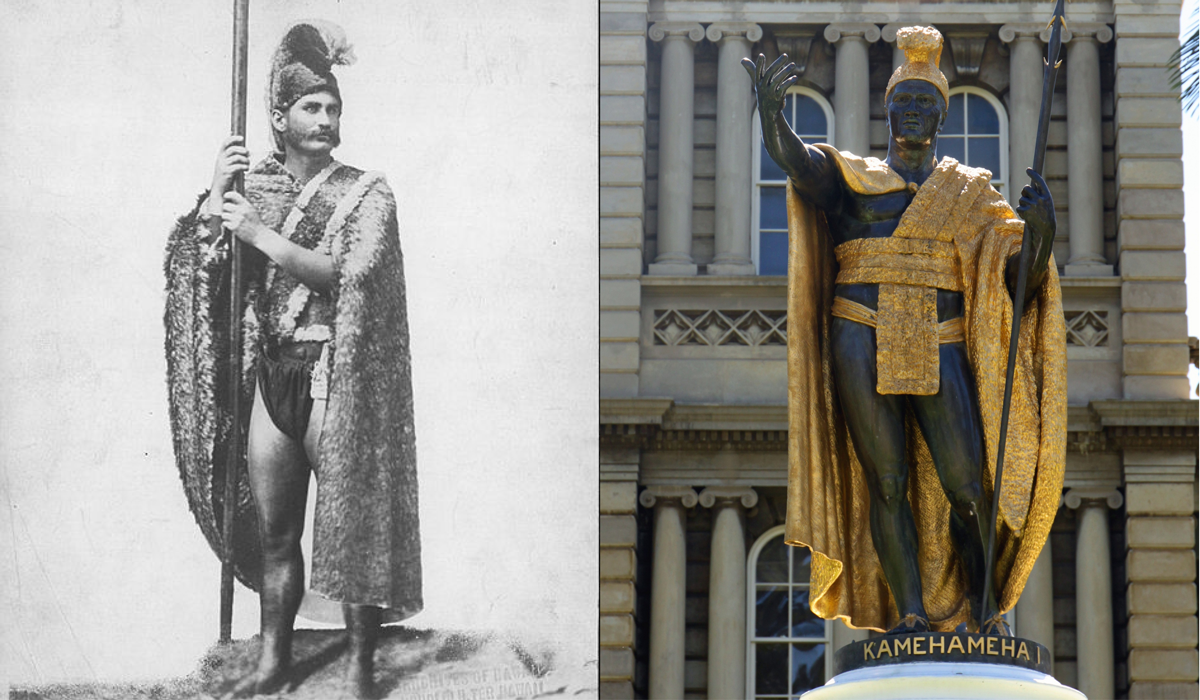 kamehameha day statue models