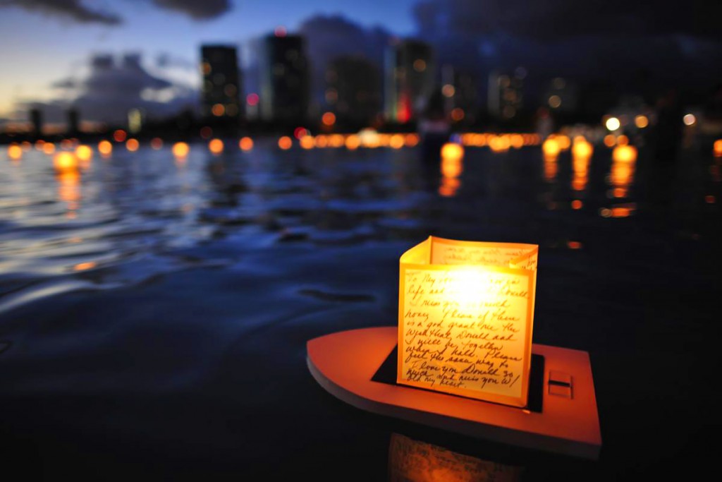 lantern floating shinnyo-en