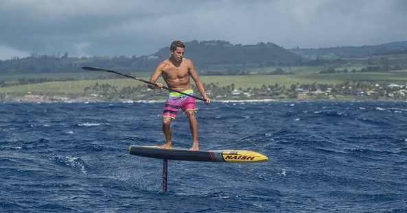 standup paddleboard hydrofoil kai lenny