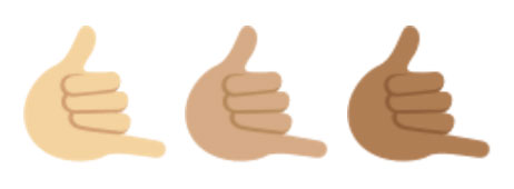shaka emoji hawaii