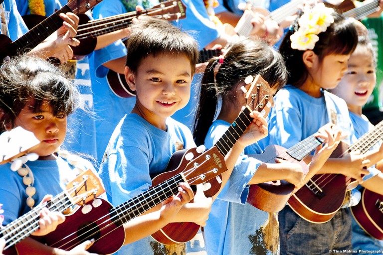 Ukulele Festival Hawaii.photo Tina Mahina Courtesy Ukulele Festi