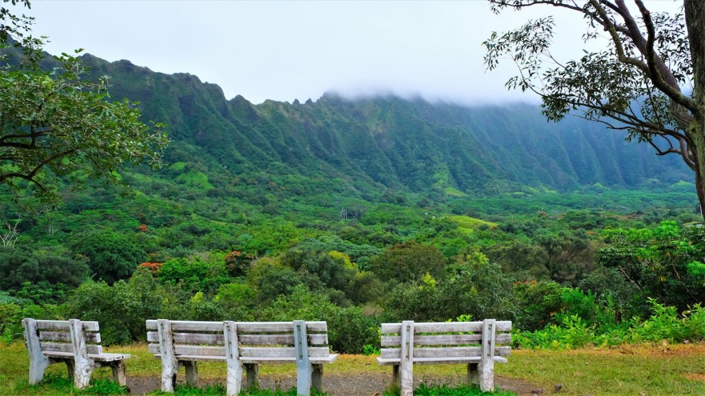 Ho'omaluhia Botanical Park, Kaneohe, Oahu, Hi