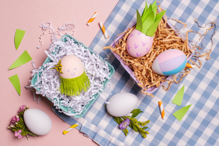 Hawaii-inspired easter Eggs