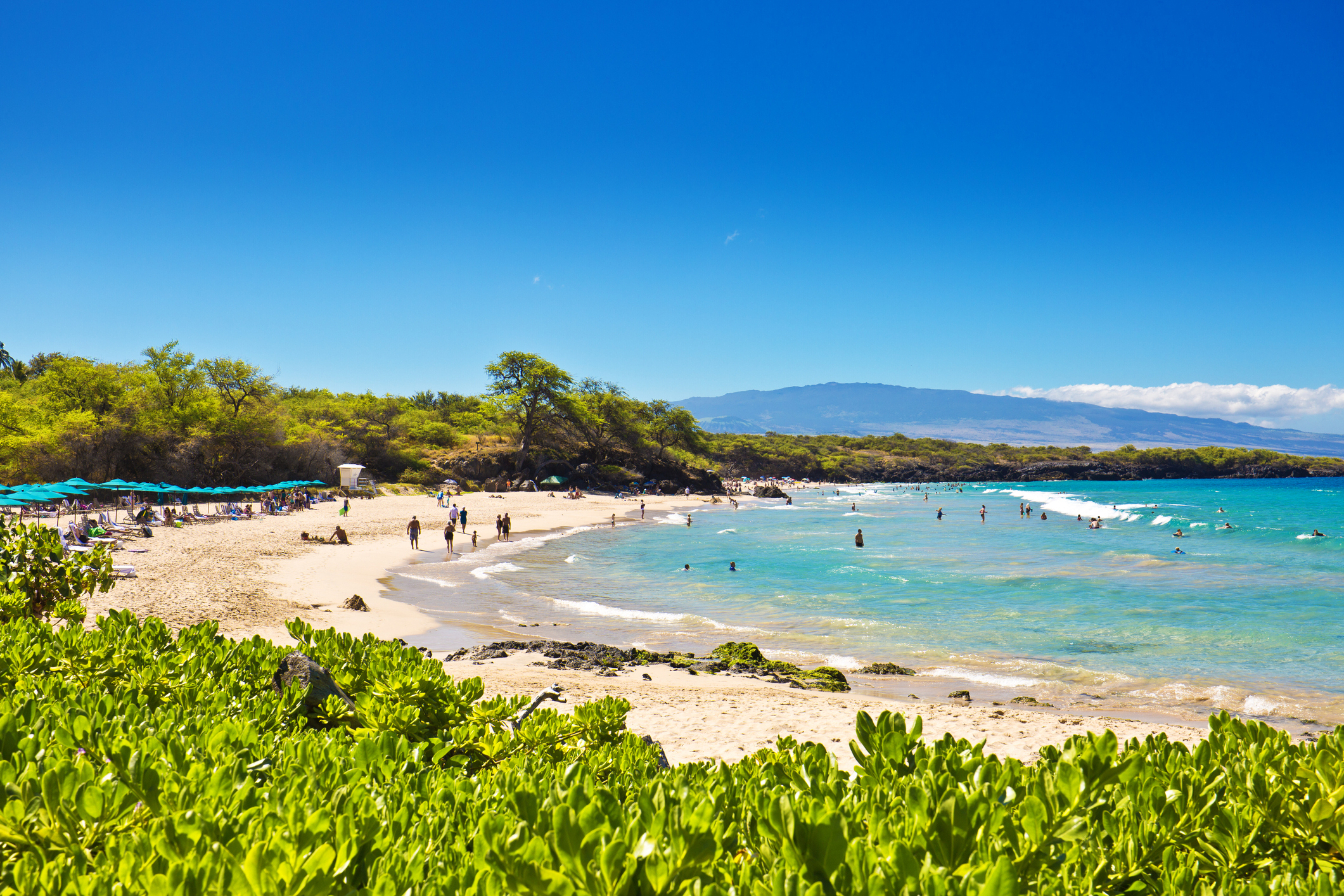 Hapuna Beach On The Big Island Of Hawaii