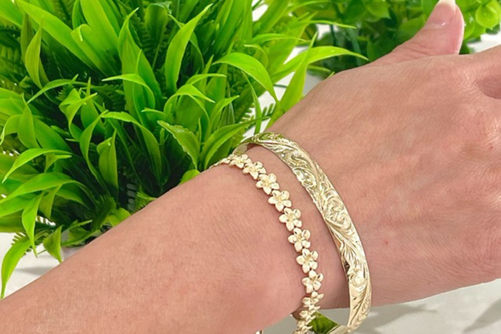 Paradise-Collection-Hawaiian-jewelry-gold-link-bracelet