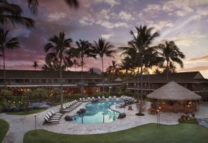 Koa Kea Pool Sunset 1