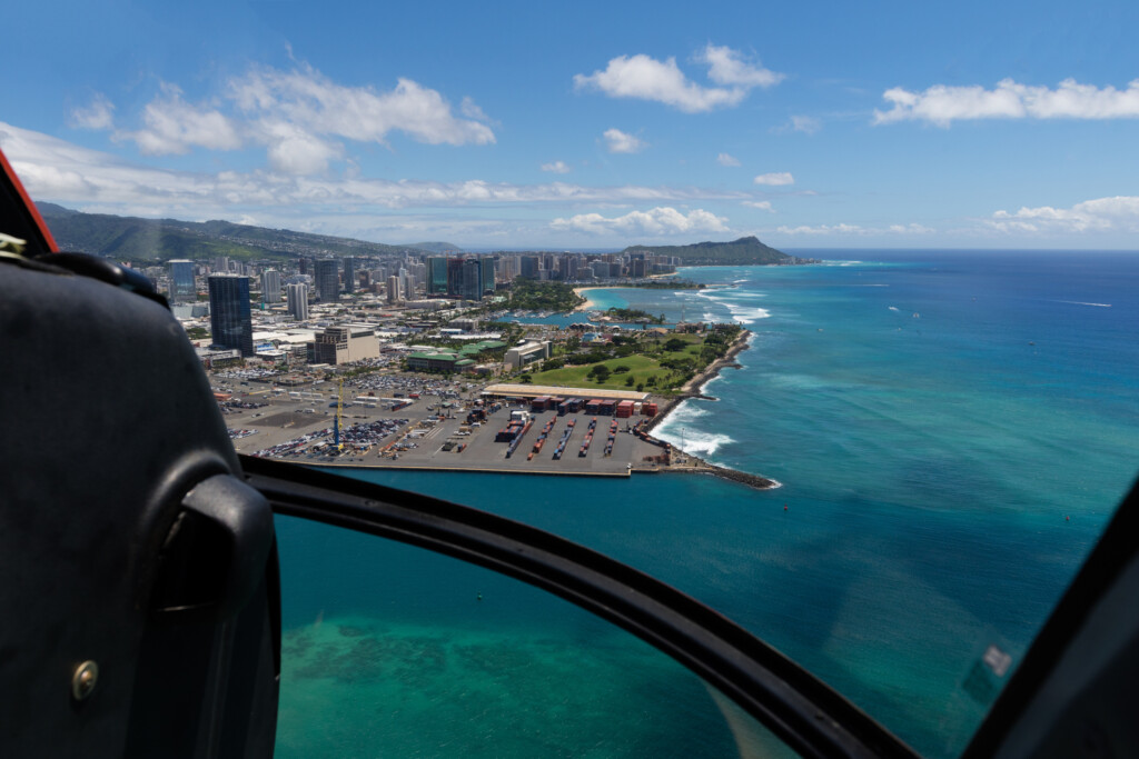 Honolulu From Helicopter