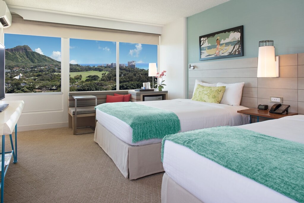 The Queen Kapiolani Luxury View Hotel Room