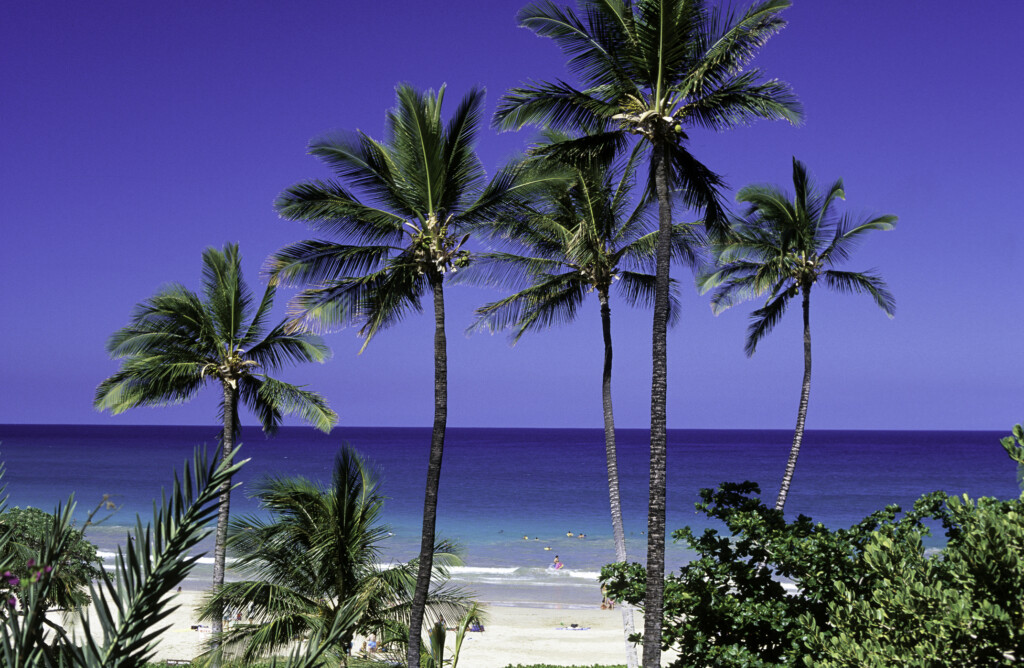 Usa Hawaii, Big Island, Hapuna Beach.