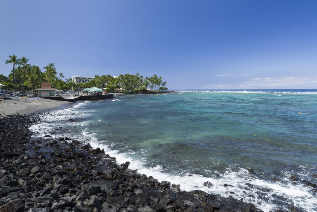 Kahaluu Beach And Bay In Keauhou, Hawaii