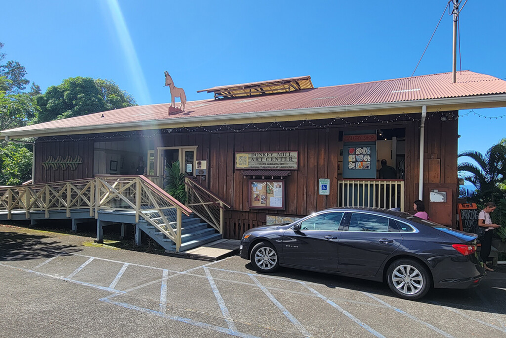 20231127 Hilo Lei Donkey Mill Center Maria Kanai