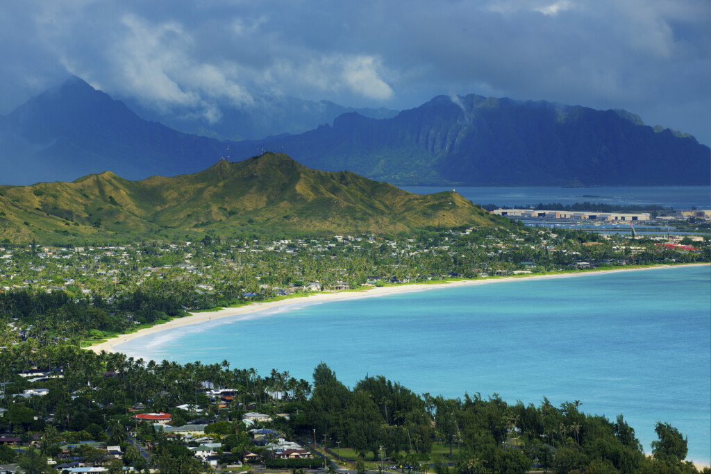 Kailua Beach And Kailua Bay, Hawaii