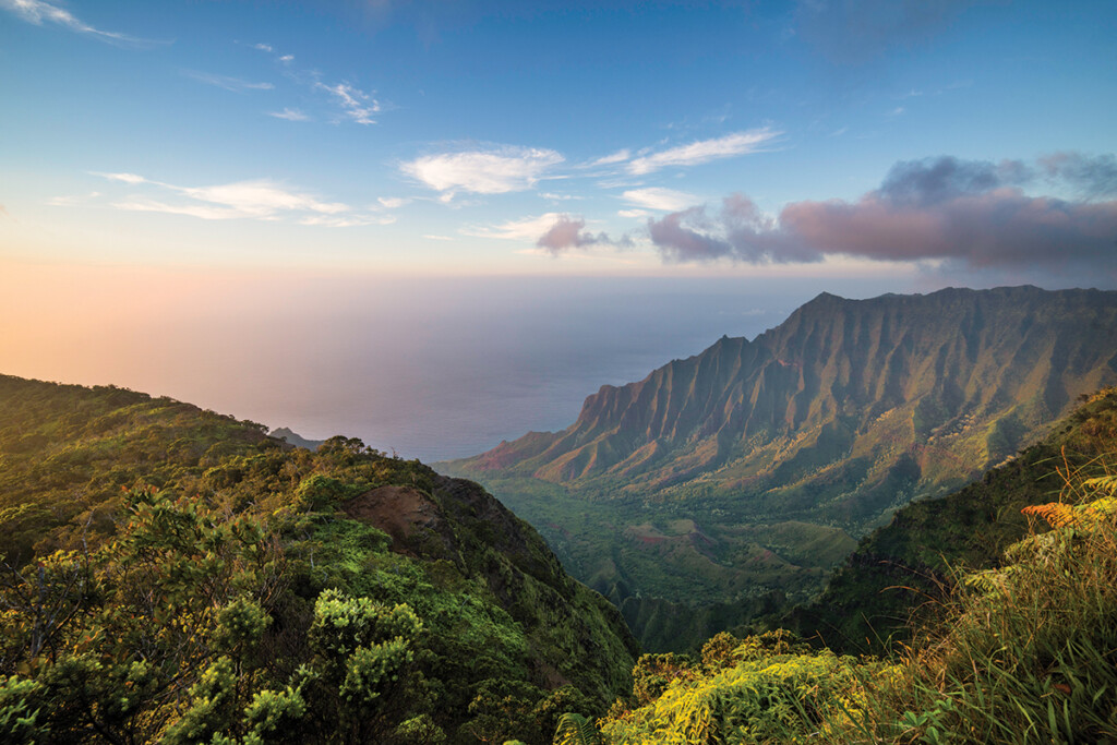 Sunset At Na Pali Coast