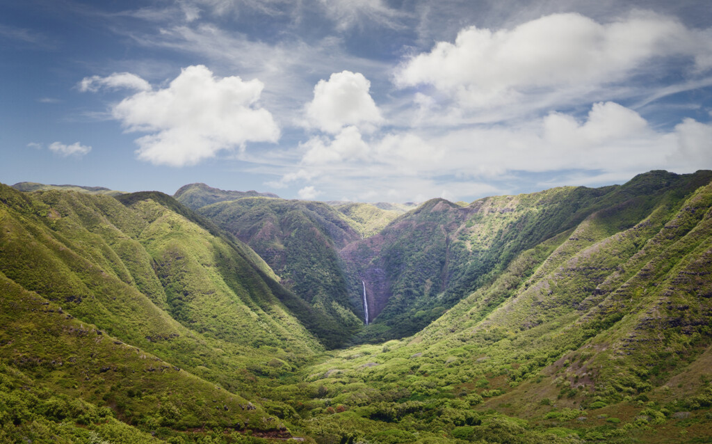 Halawa Valley And Waterfall