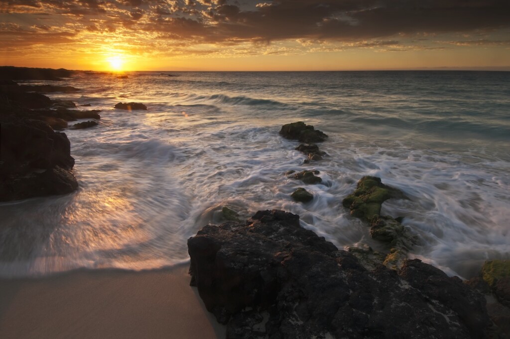 Sunset On The Kona Kailoa Coast