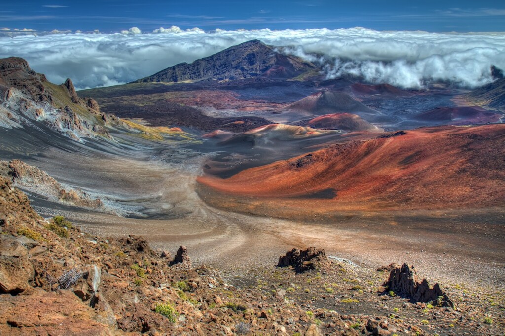 The Colorful Haleakala Crater, Maui, Hawaii