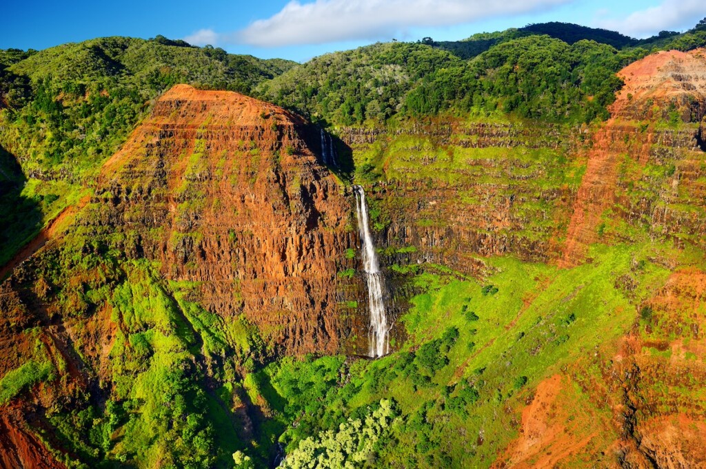 Stunning View Into Waimea Canyon, Kauai, Hawaii